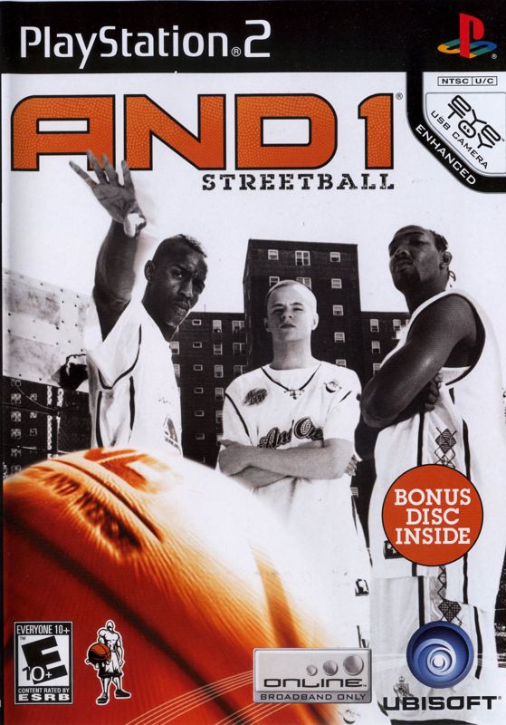 And 1 Streetball box art for Playstation 2